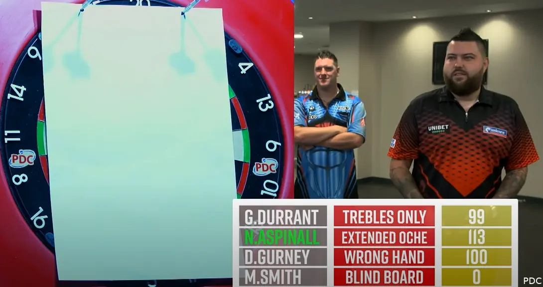 2020 10 01 23 41 42 Forfeit Darts! 🤣 Ft Durrant Aspinall Smith and Gurney  YouTube 5f76e9b7c6fe5